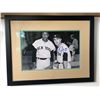 Image 1 : JOE PEPITONE SIGNED 26" X 20" FRAMED PHOTO (JSA COA)