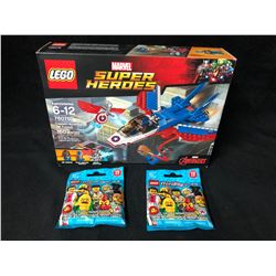 LEGO Marvel Super Heroes 76076 - Captain America Jet Pursuit W/ LEGO Minifigures
