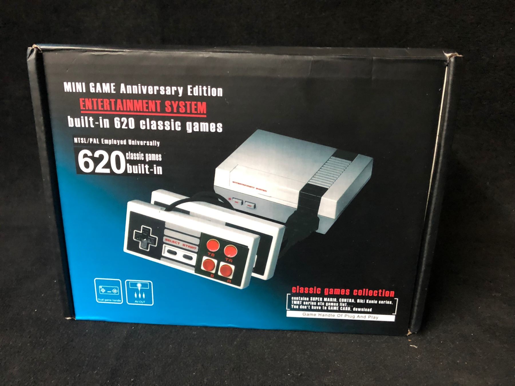 MINI GAME ANNIVERSARY EDITION ENTERTAINMENT SYSTEM BUILT-IN 620 GAMES
