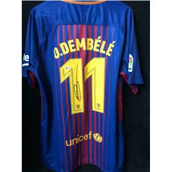 Ousmane Dembele Signed Barcelona Jersey (Beckett COA)