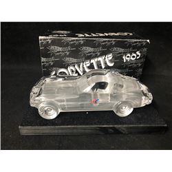 Hof Bauer 1963 Corvette Crystal Paperweight