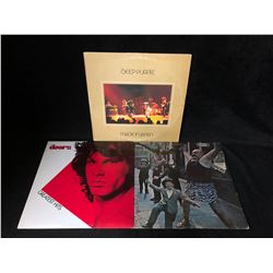 THE DOORS/ DEEP PURPLE VINYL RECORD LOT
