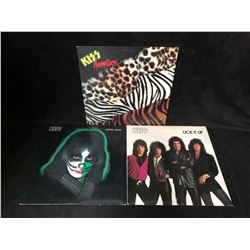 KISS VINYL RECORD LOT