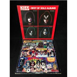 KISS VINYL RECORD LOT (BEST OF SOLO ALBUMS/ UNMASKED)