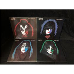 KISS VINYL RECORD LOT (GENE SIMMONS/ PAUL STANLEY/ ACE FREHLEY/ PETER CRISS)