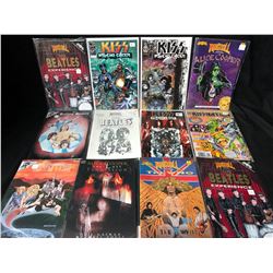 ROCK BANDS COMIC BOOK LOT
