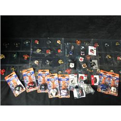SPORTS PINS/ KEYCHAINS LOT