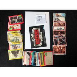 STAR WARS CARDS/ CATALOG INSERT LOT