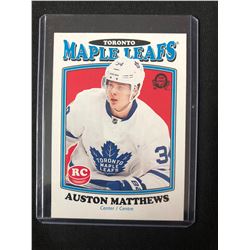 Auston Matthews 2016 O-Pee-Chee Update #694 Retro SP Rookie Card