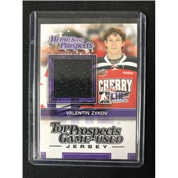 2013-14 ITG Heroes and Prospects Top Prospects Jersey #30 Valentin Zykov