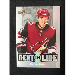 2017-18 Upper Deck Overtime Next In Line Clayton Keller #NL-19 Card