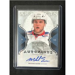 2011-12 (RANGERS) Artifacts Autofacts #ASR Michael Sauer