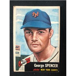 1953 Topps Baseball Card #115 George Spencer