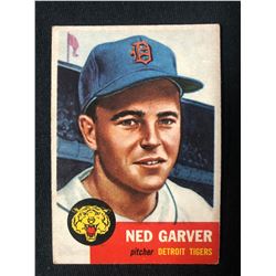 1953 Topps Baseball Card #112 Ned Garver