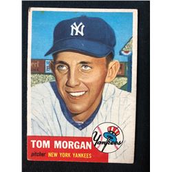 1953 Topps Baseball Card #132 Tom Morgan