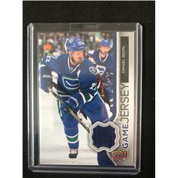 2014-15 UPPER DECK HOCKEY GJ-SE DANIEL SEDIN GAME JERSEY CARD