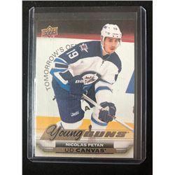 2015-16 UPPER DECK YOUNG GUNS CANVAS NICOLAS PETAN #C119