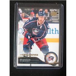 2014-15 UPPER DECK EXCLUSIVES SERIES ONE HOCKEY #53 BRANDON DUBINSKY CARD