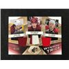 Image 1 : GAME USED WINNING TRIOS DOAN/ JOKINEN/ MUELLER HOCKEY CARD