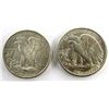Image 2 : 1942 & 1945 WALKING LIBERTY HALF DOLLARS AU/BU