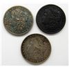 Image 1 : 1881-S, 1880-O,  1880-S AU/UNC TONED MORGAN