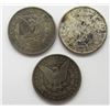 Image 2 : 1881-S, 1880-O,  1880-S AU/UNC TONED MORGAN
