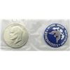 Image 2 : 5- 1971-S UNC 40% SILVER IKE DOLLARS