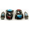 Image 1 : VINTAGE NAVAJO STERLING WATCH BAND ENDS