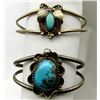Image 1 : TWO VINTAGE NAVAJO STERLING BRACELETS/CUFFS
