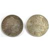Image 1 : 1882-S & 1904-O MORGAN DOLLARS- XF/AU'S
