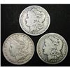 Image 1 : 1886-O, 1889-O, 1896-O MORGAN DOLLARS CIRC