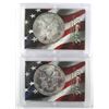 Image 2 : 2000 & 2004 .999 SILVER ONE OUNCE EAGLE