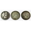 Image 1 : LOT of 3 SEMI-KEY BARBER QUARTERS