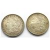 Image 1 : 1885-O & 1897 MORGAN DOLLARS UNC