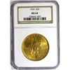 Image 1 : 1924 $20 ST GAUDENS GOLD NGC MS 64