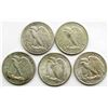 Image 2 : 5 - WALKING LIBERTY HALF DOLLAR