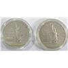 Image 1 : 1986 STATUE OF LIBERTY UNC & PROOF SILVER