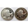 Image 2 : 2-MARDI GRAS .999 SILVER ROUNDS