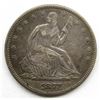 Image 1 : 1877 SEATED HALF DOLLAR