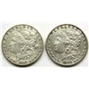 Image 1 : 1889-S & 1880-O MORGAN DOLLARS