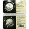 Image 2 : 2004 & 2000 AMERICAN SILVER EAGLES