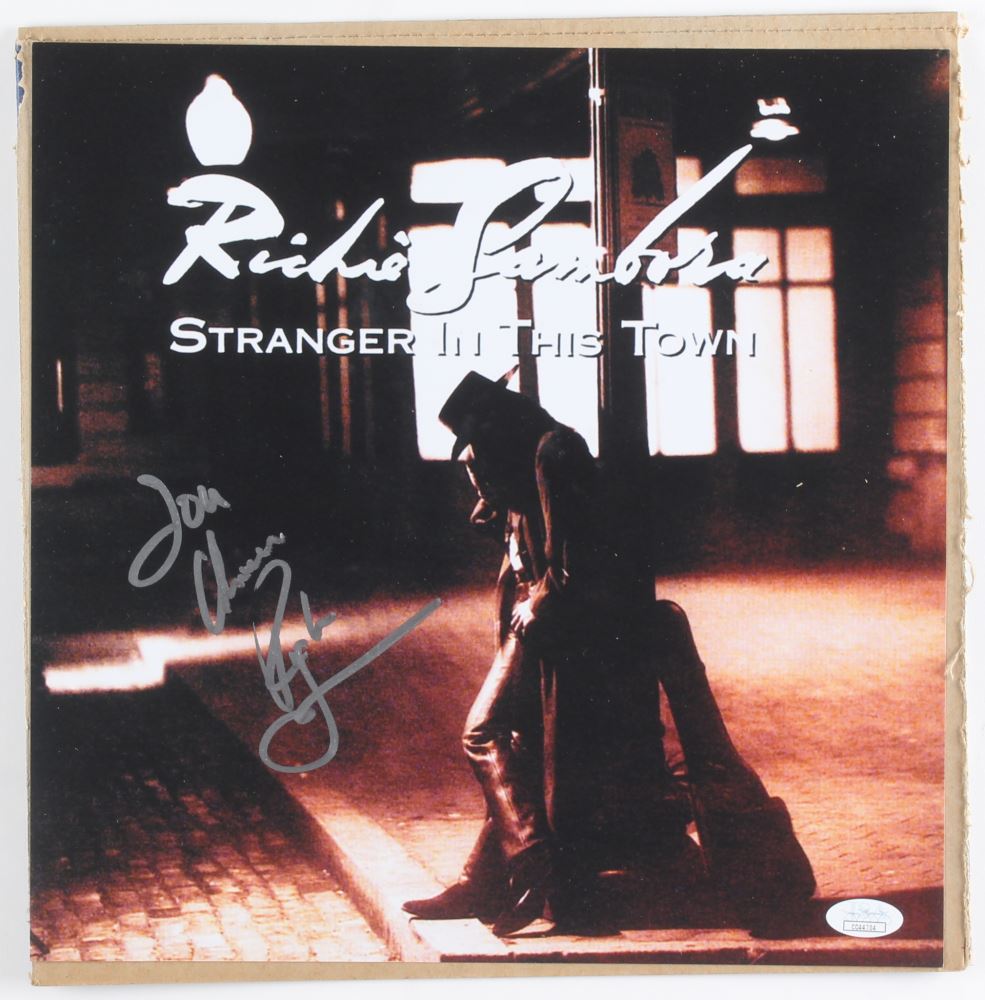 Richie Sambora Signed Stranger In This Town 12x12 Photo Beckett Coa