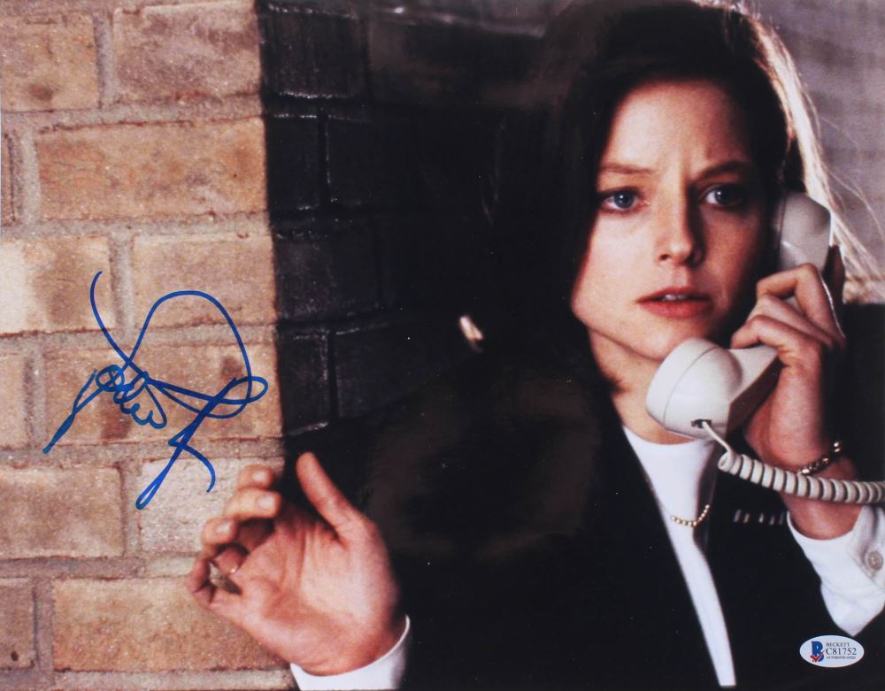 Jodie Foster Signed The Silence Of The Lambs 11x14 Photo