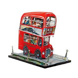 Red Grooms, London Bus, 3-D Lithograph Construction