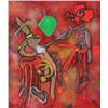 Image 1 : Roberto Matta, The Eld of the World, Carborundum Etching