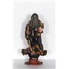 Image 3 : Antique Religious Figure I, Hand-Carved and Painted Wood Sculpture