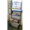 Image 1 : Metal Shelf & Contents, Misc Games, Movies, etc (RM-205)