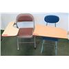 Image 1 : Qty 2 Desks with Attached Chairs (RM-205)