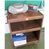Image 1 : Wooden Shelf w/ CD Boombox, Weather Radio (RM-206)