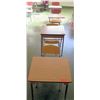 Image 1 : Qty 4 Desks with Attached Chairs (RM-206)